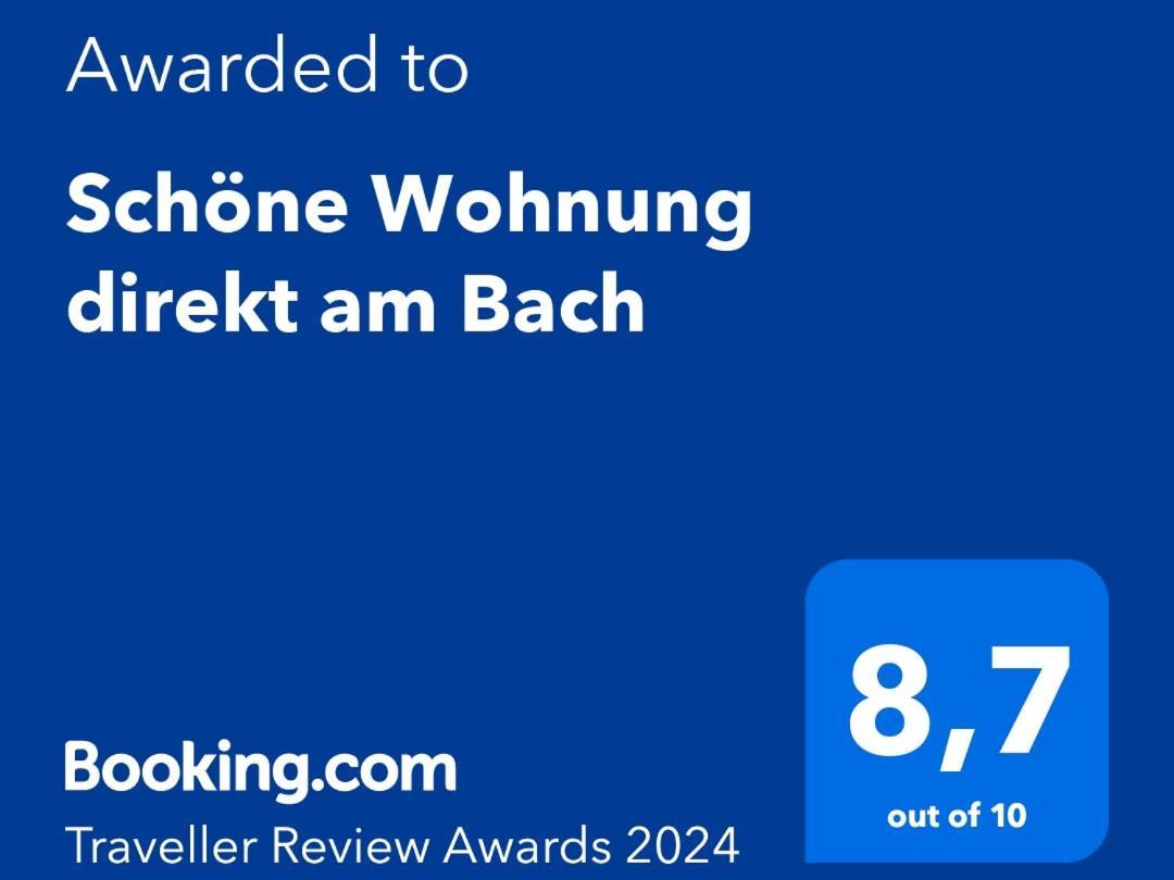 Schoene Wohnung Direkt Am Bach Neunkirchen am Sand Экстерьер фото